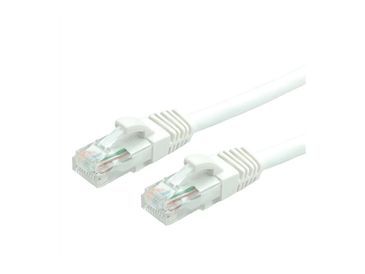 VALUE Patchkabel Kat6A ClassEA weis 1,5m