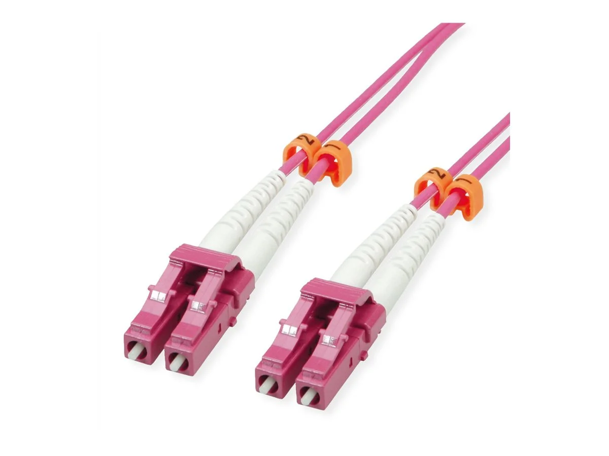 VALUE LWL-Kabel 50/125um OM4 violett 2m