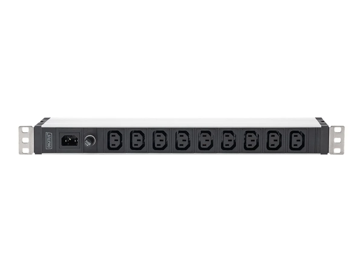 DIGITUS 1U Aluminum PDU rackm 9x C13 10A