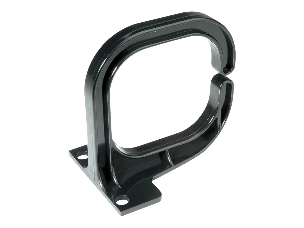 VALUE Kabelöse 80×80mm Kunststoff sw