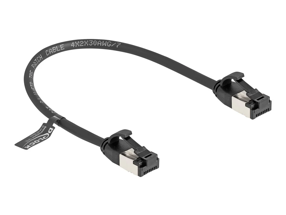 DELOCK RJ45 Kabel Cat.8.1 flexibel 0,25m