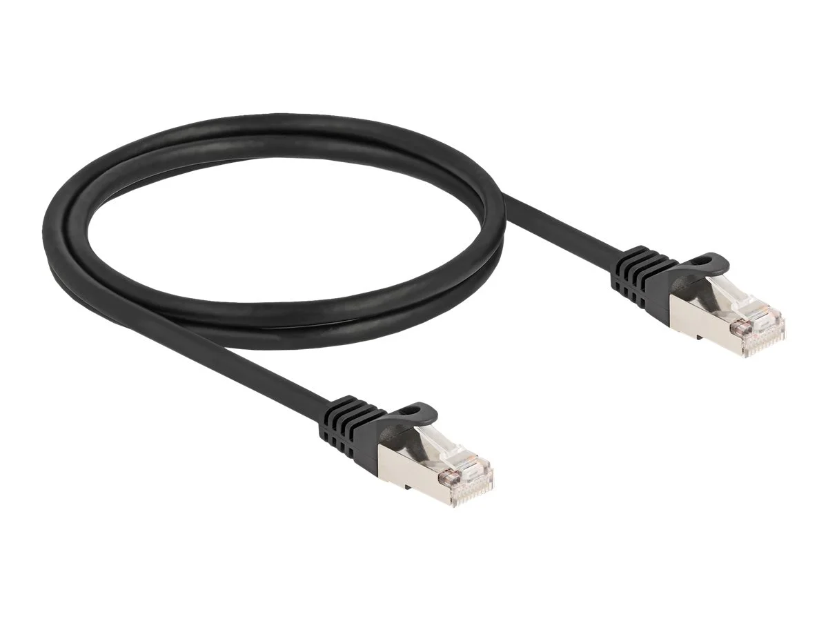 DELOCK Kabel RJ50 S/FTP 1m schwarz