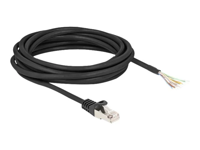 DELOCK Kabel RJ50 S/FTP 5m schwarz