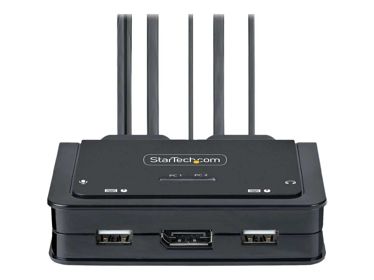 STARTECH 2-Port Hybrid Kabel KVM Switch