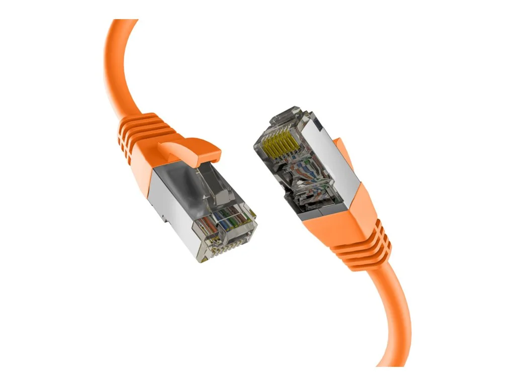 EFB Netzwerkkabel CAT8.1 S/FTP 1m orange