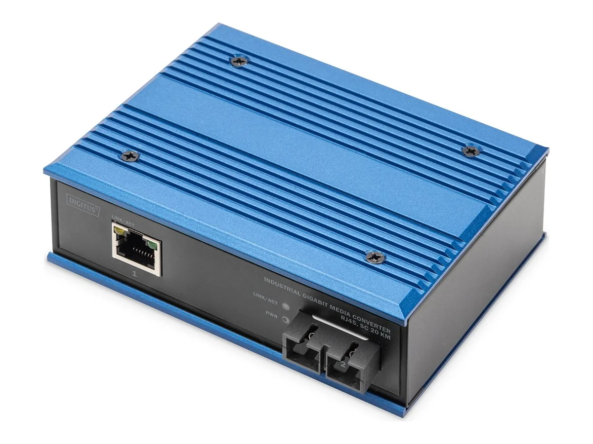 DIGITUS Ind Gigabit Eth Media Converter