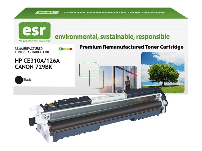 ESR cartr HP CE310A blk reman 1.2k