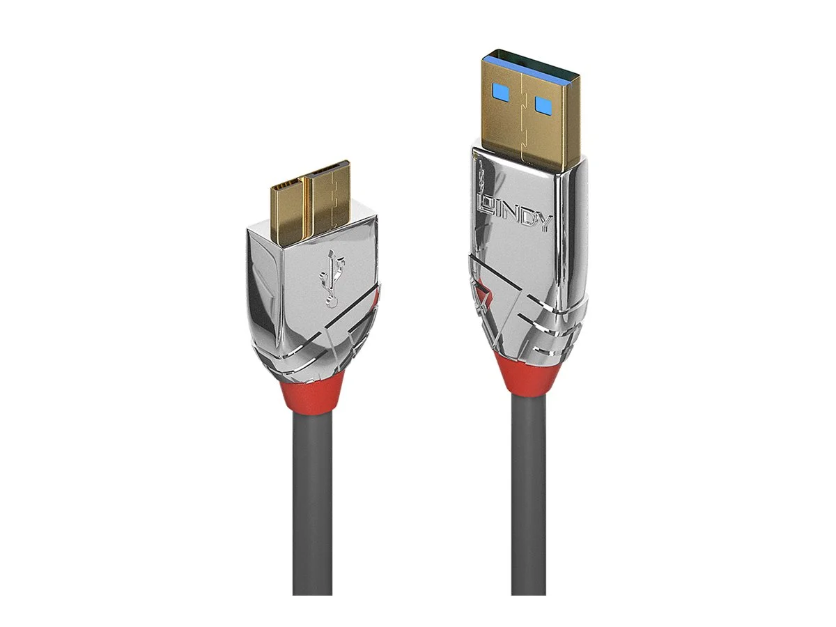 LINDY 2m USB 3.0 A/Micro-B Kabel Cromo