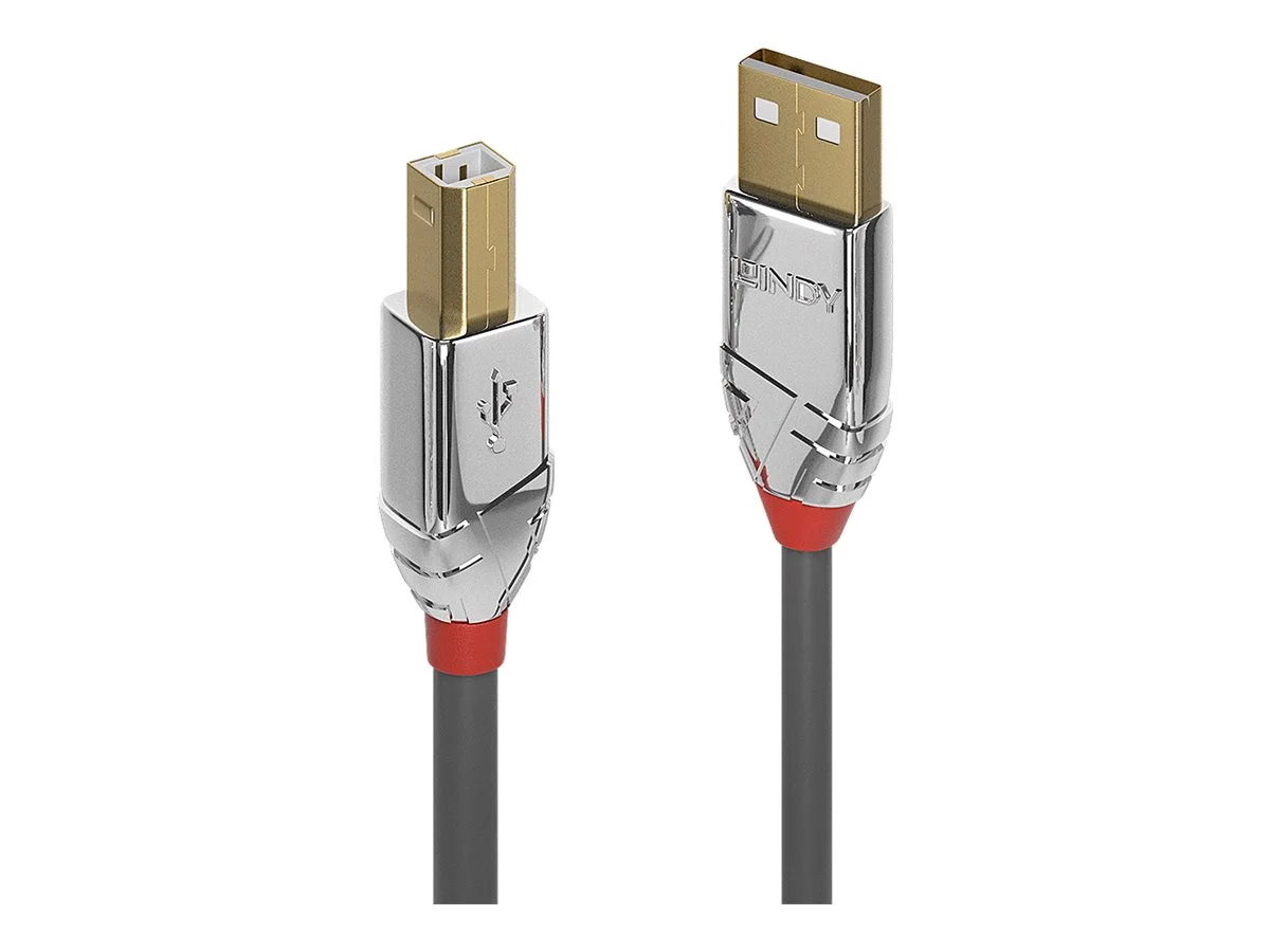 LINDY 2m USB 2.0 Typ A/B Kabel Cromo