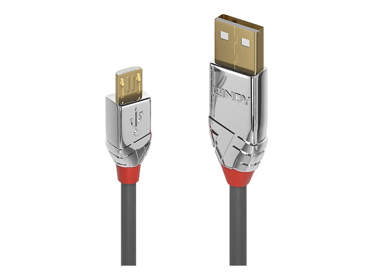 LINDY 2m USB 2.0 A/Micro-B Kabel Cromo