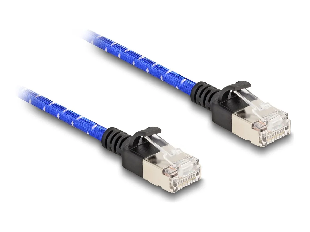 DELOCK RJ45 Netzwerkk Cat.6A 0,3 m blau