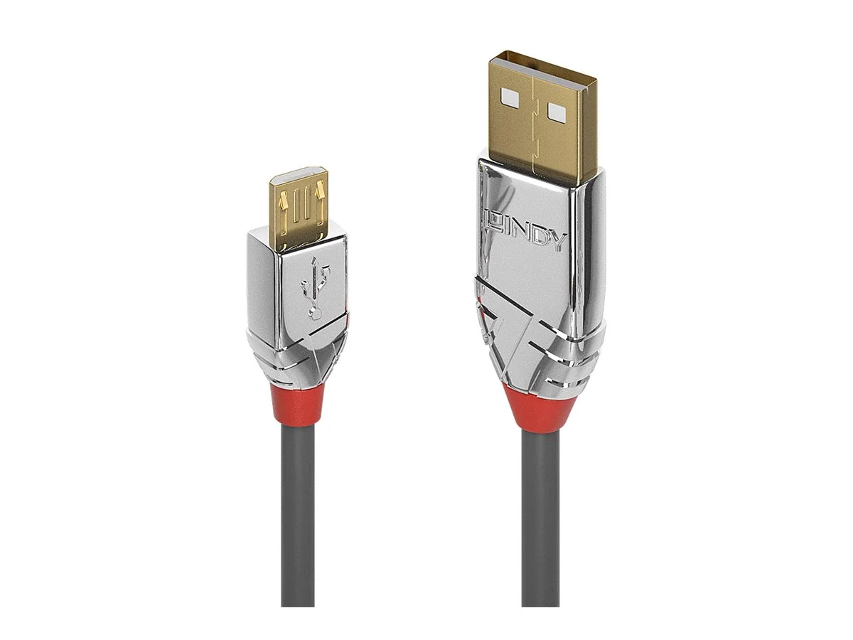LINDY 5m USB 2.0 A/Micro-B Kabel Cromo