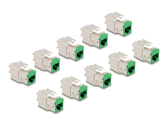 DELOCK Keystone Modul RJ45 zu LSA grun