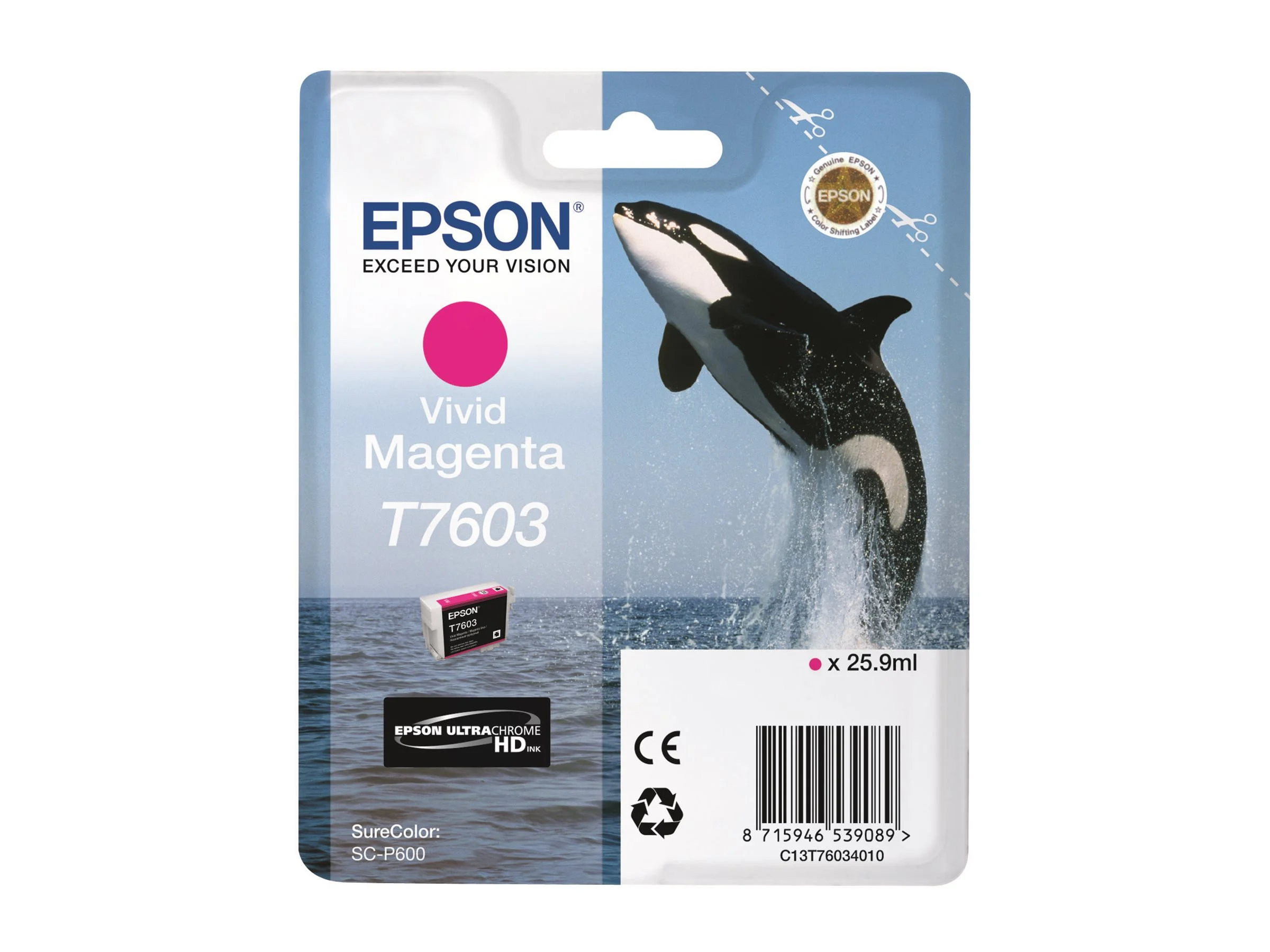 EPSON 5LB T7603 ink cartridge vivid mag