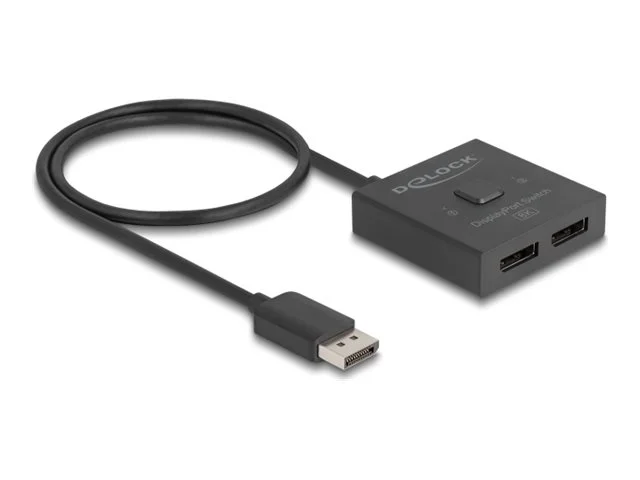 DELOCK DisplayPort Switch 2auf 1 bidi 8K