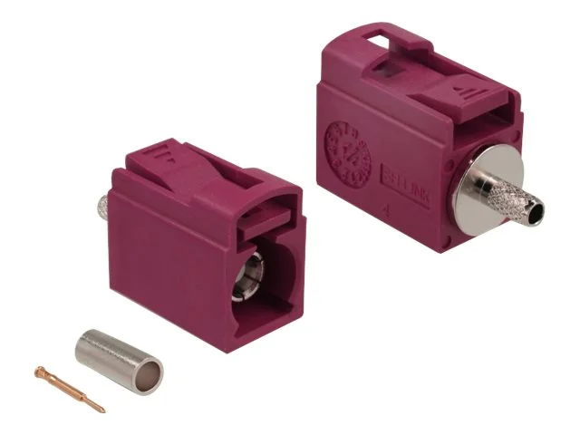 DELOCK FAKRA L Buchse 21mm zum Crimpen