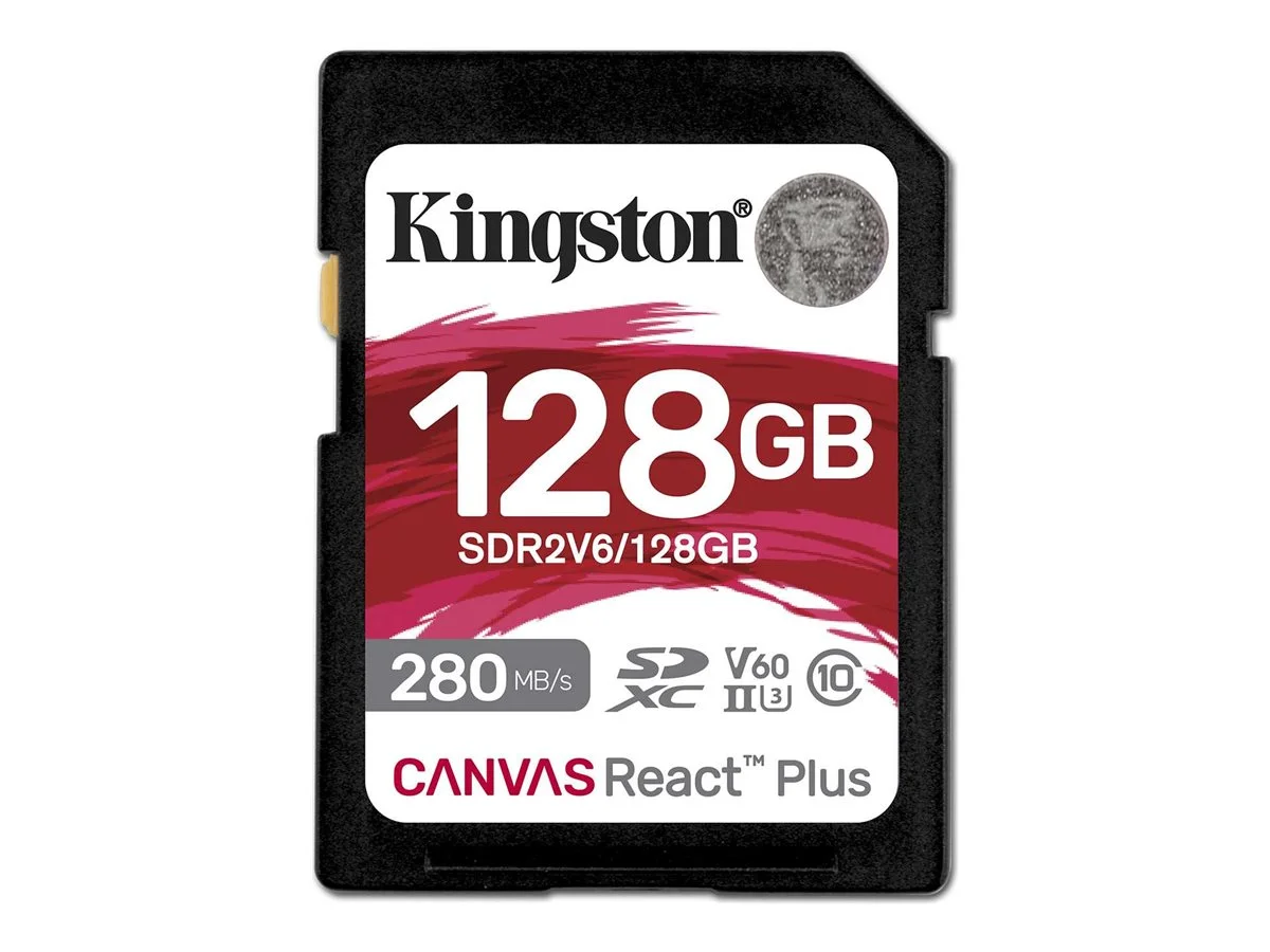 KINGSTON 128GB Canvas React Plus SDXC