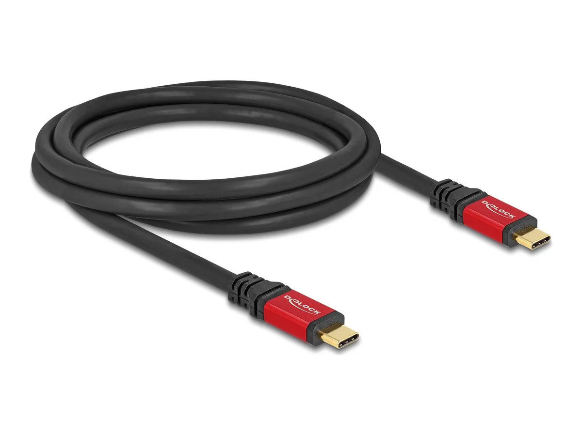 DELOCK USB 2.0 Kabel USB Type-C 2m rot