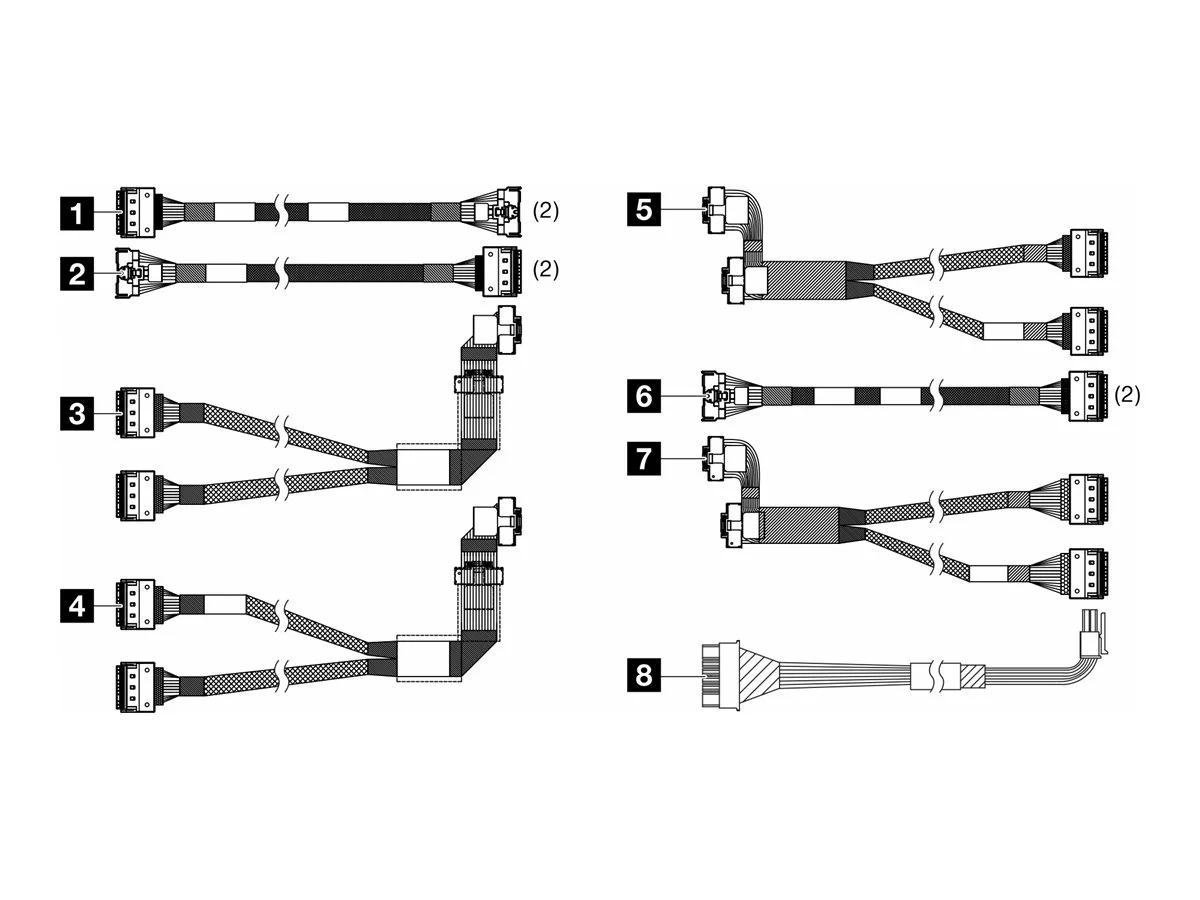 LENOVO ISG ThinkSystem SR650 Cable Kit