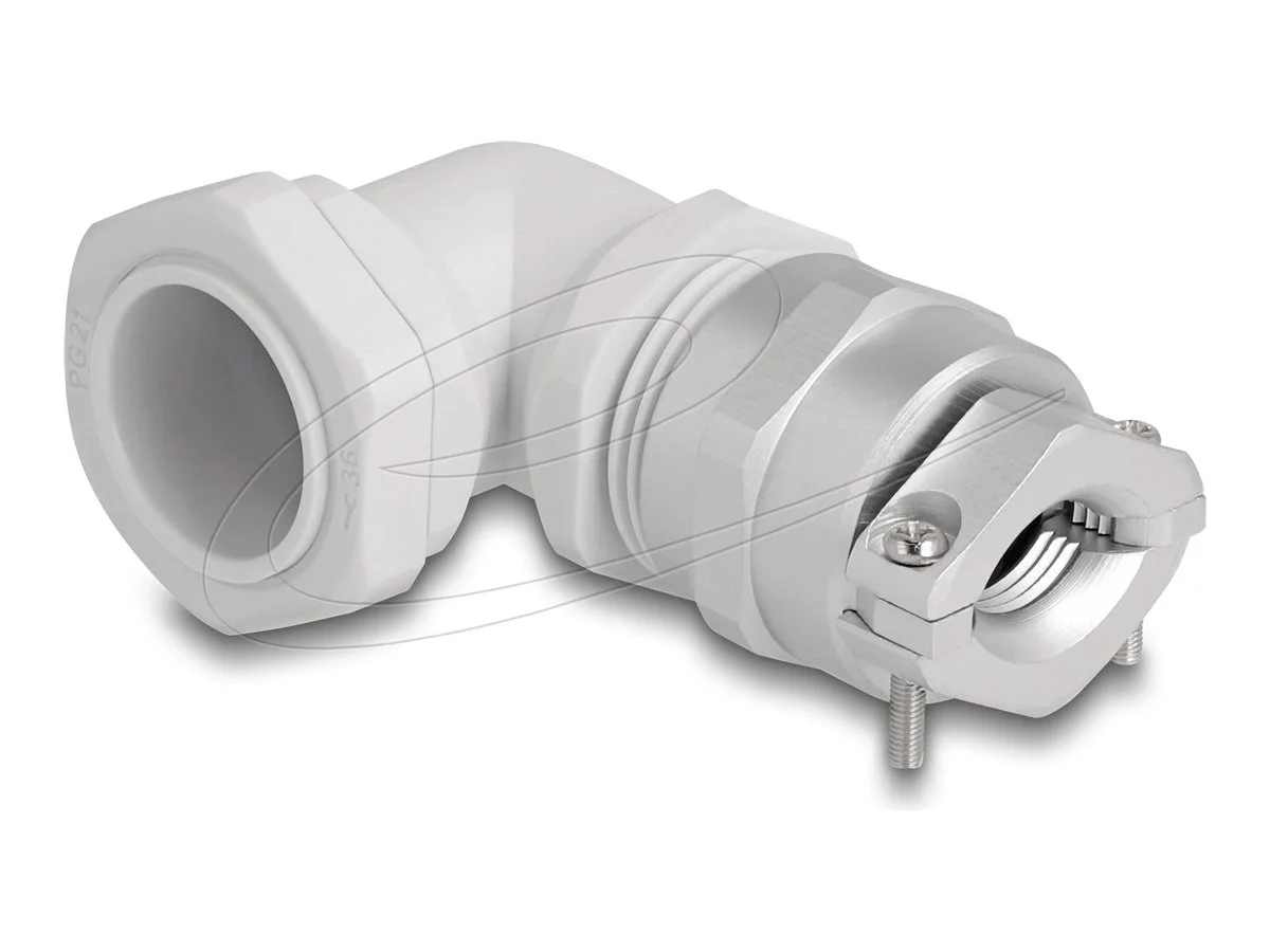 DELOCK Kabelverschraubung gew PG21 grau