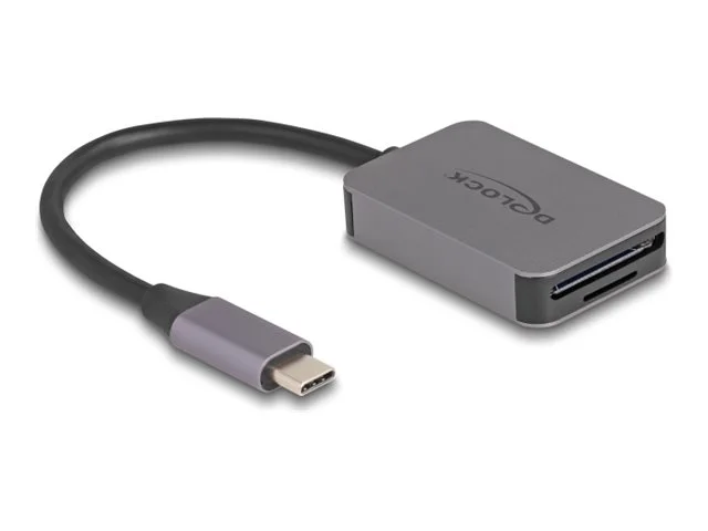 DELOCK USB Type-C Card Reader im Alu