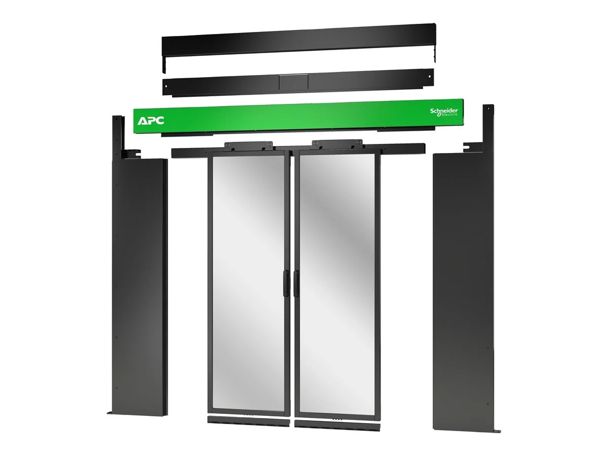 APC Dual Sliding Door Black