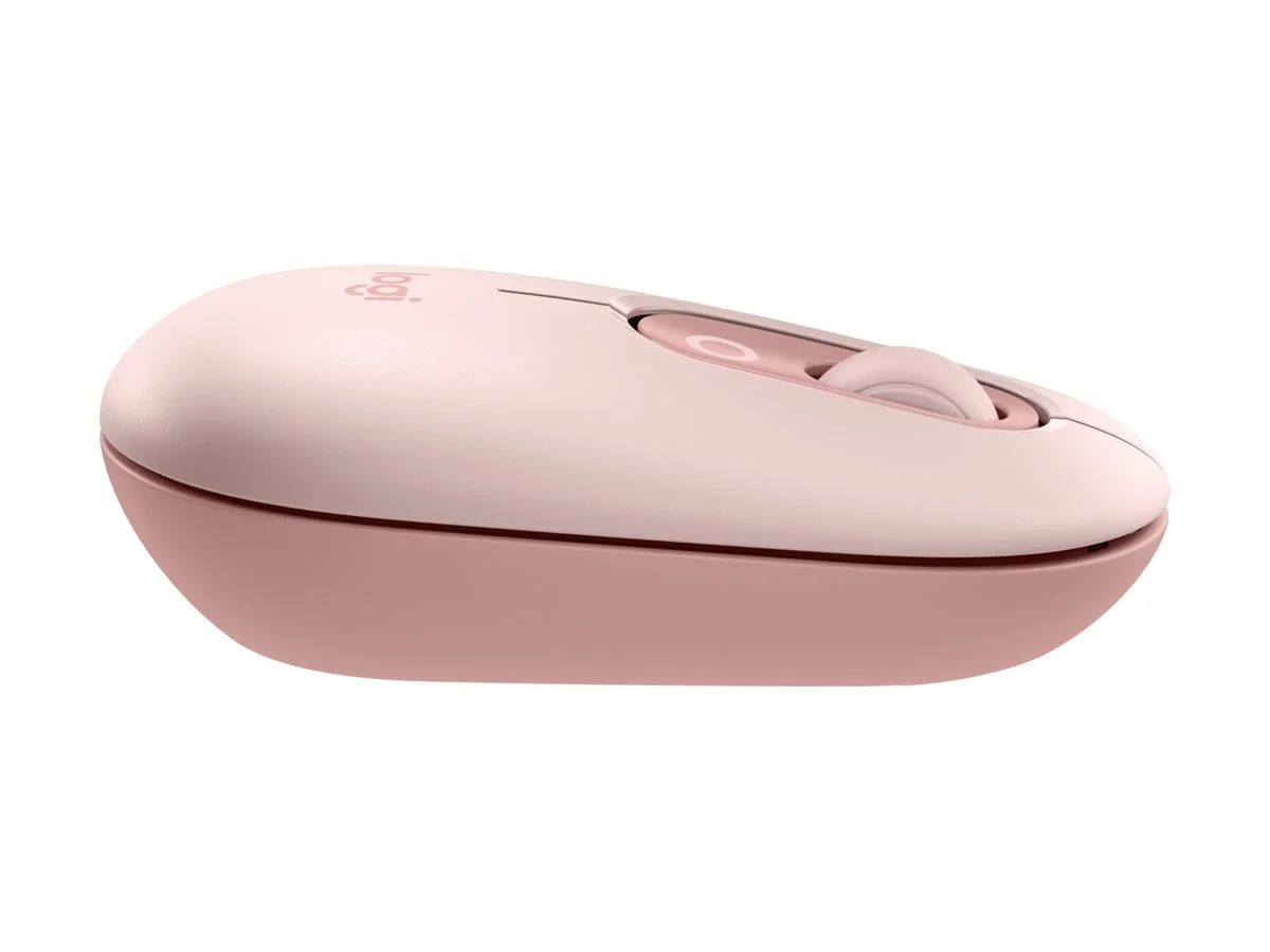 LOGI POP Mouse with emoji - ROSE
