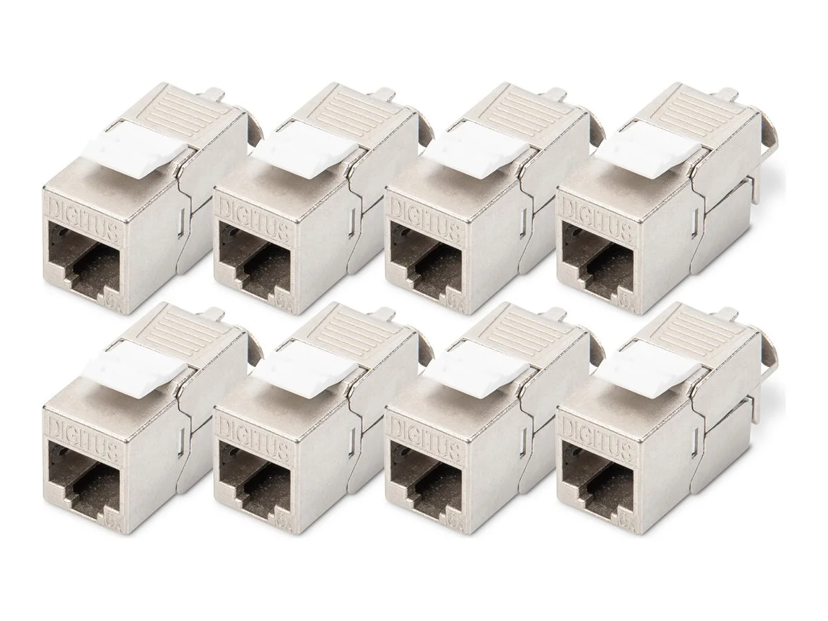 DIGITUS CAT 6A Keystone Jack shielded 8
