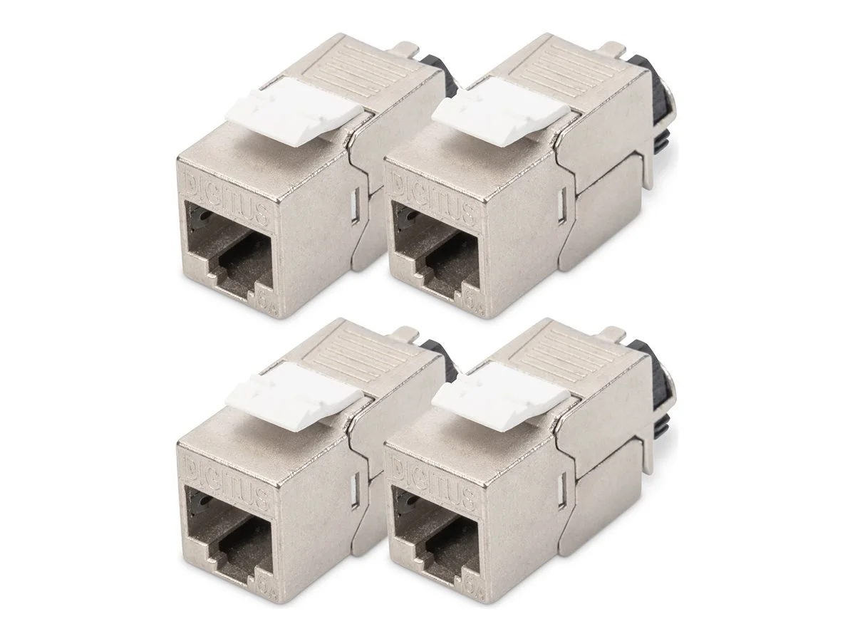 DIGITUS CAT 6A Keystone Jack shielded 4