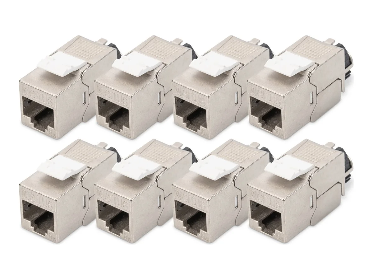 DIGITUS CAT 6A Keystone Jack shielded 8