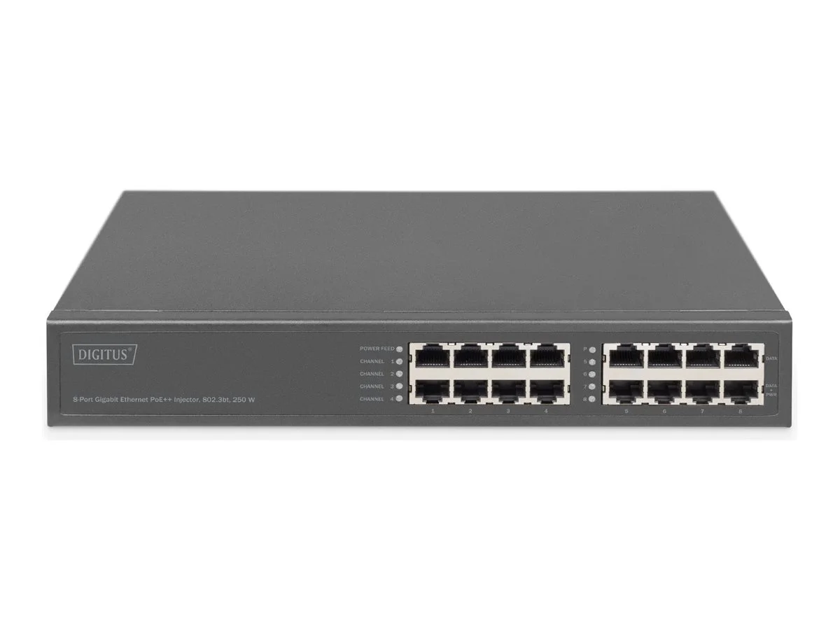 DIGITUS Gigabit Ethernet PoE+ Injector