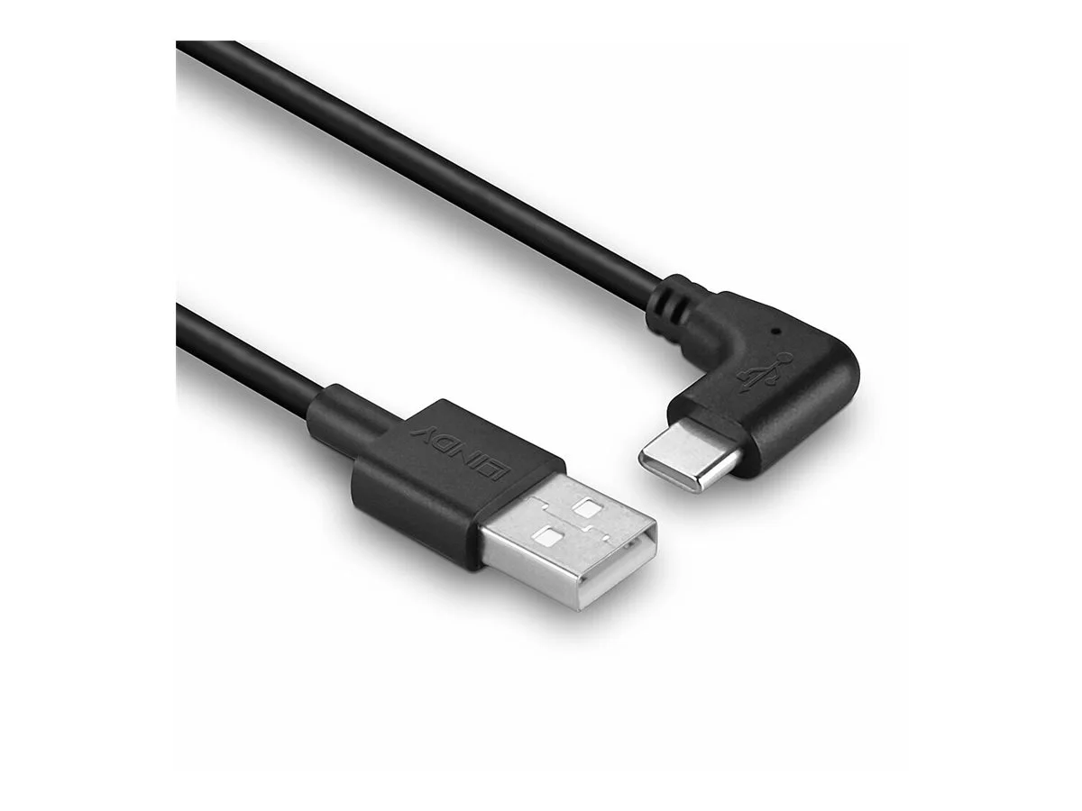 LINDY 0,5m USB 2.0 Typ A an C Kabel 90