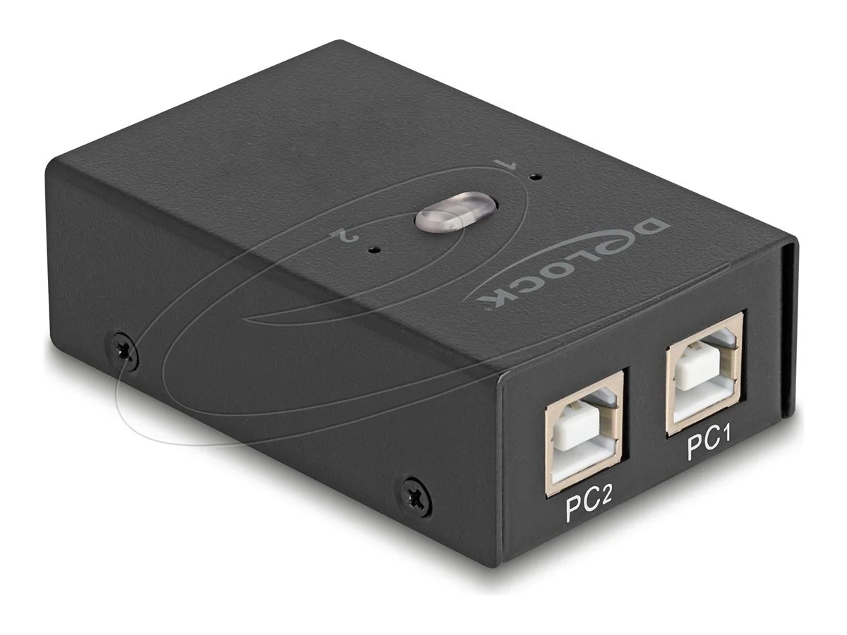 DELOCK USB 2.0 Switch fur 2 PC an 4 Gerä
