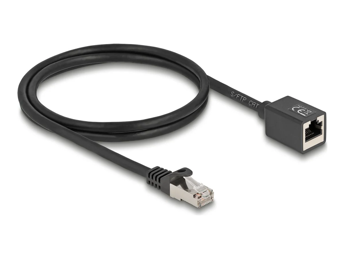 DELOCK Verlängerungskabel RJ45 Cat.6A 1m