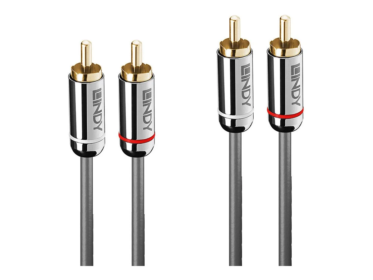 LINDY 05m Dual Phonokabel Cromo Line