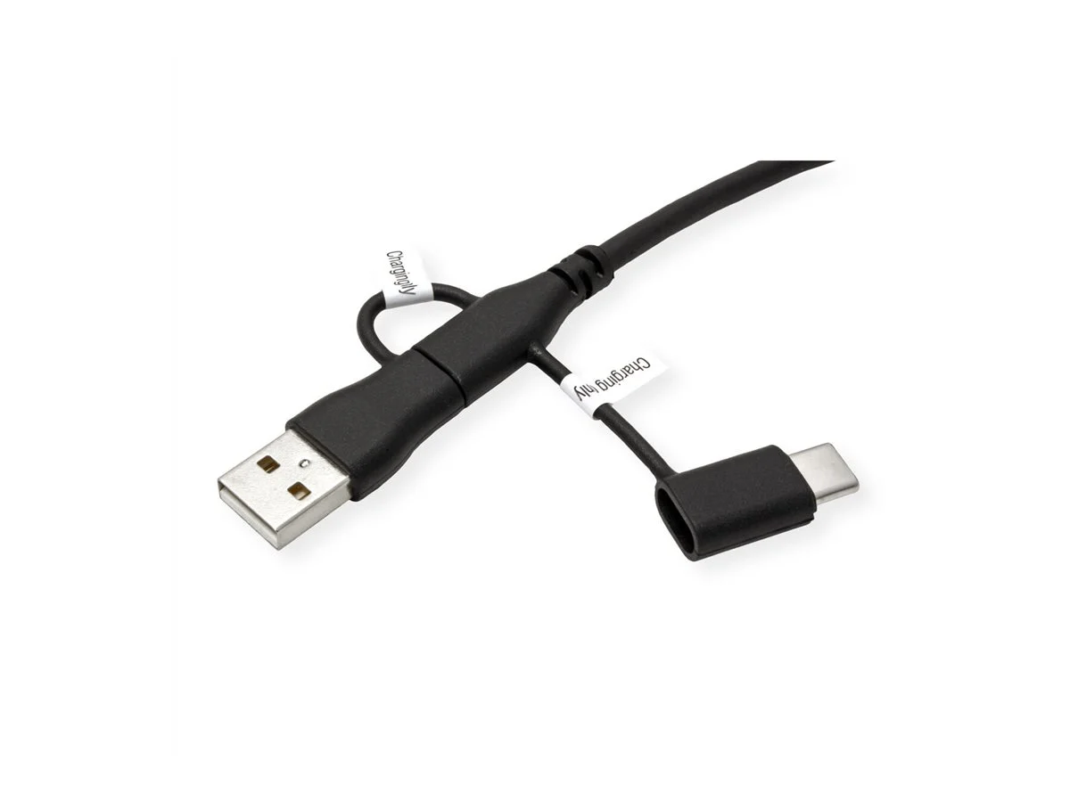 ROLINE USB 2.0 Kabel Typ C ST/ST A+C 1m