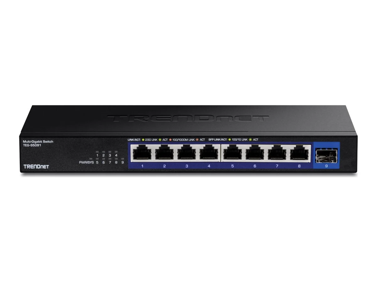 TRENDNET TEG-S5091 9-Port Switch 2.5G