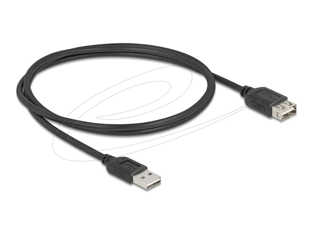 DELOCK USB 2.0 Verl. Kabel Typ-A 1m