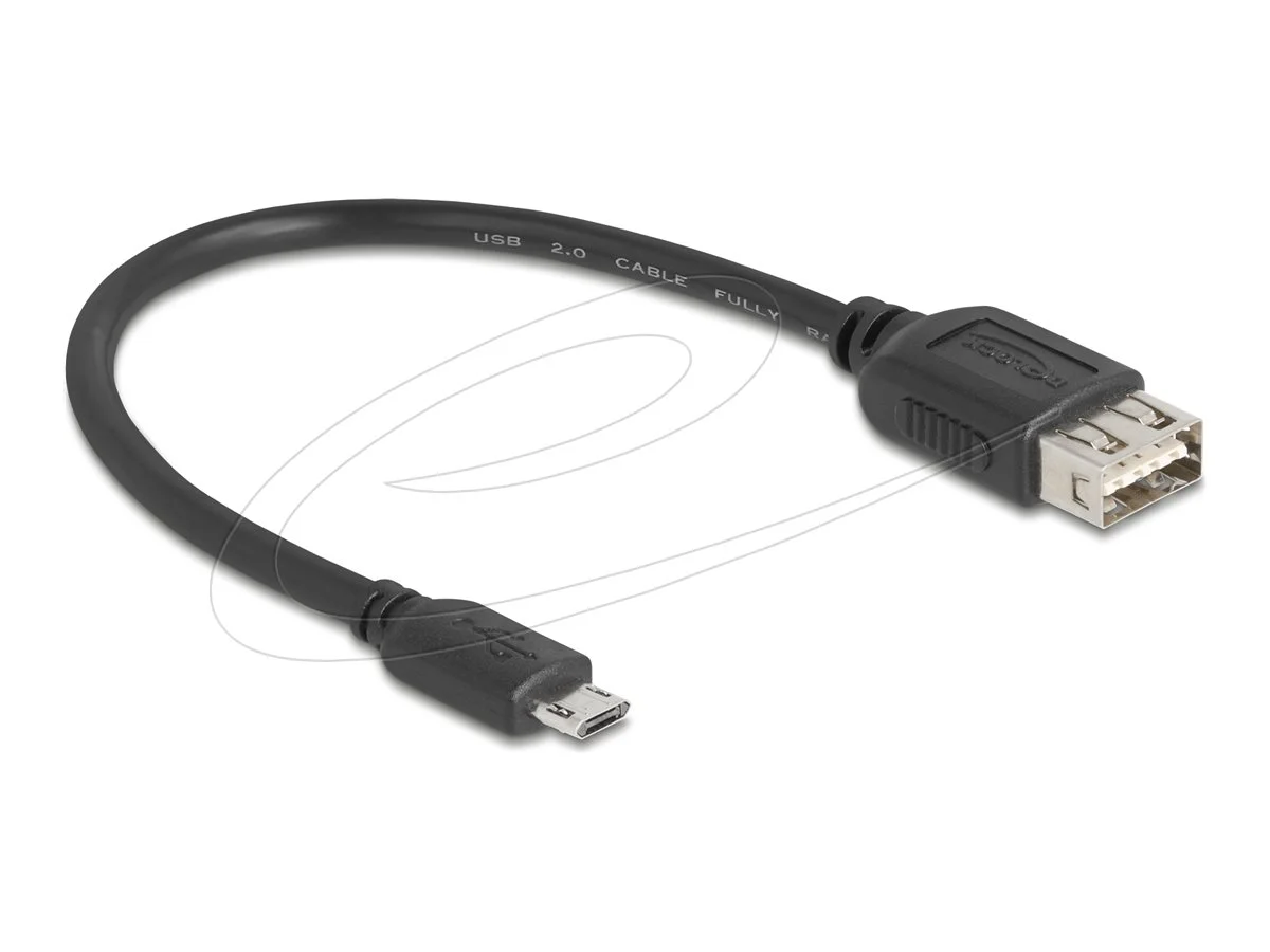 DELOCK USB2.0Kabel Typ Micro-B zu A 0,2m