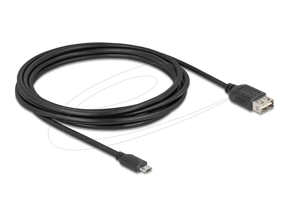 DELOCK USB 2.0 Kabel Typ Micro-B zu A 3m