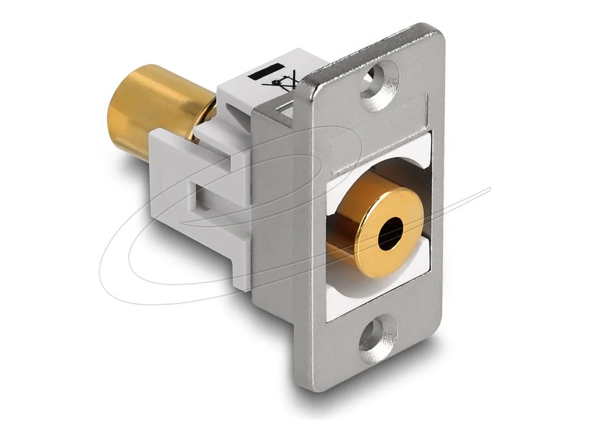 DELOCK Panel Mount Klinkenbuchse 3,5mm