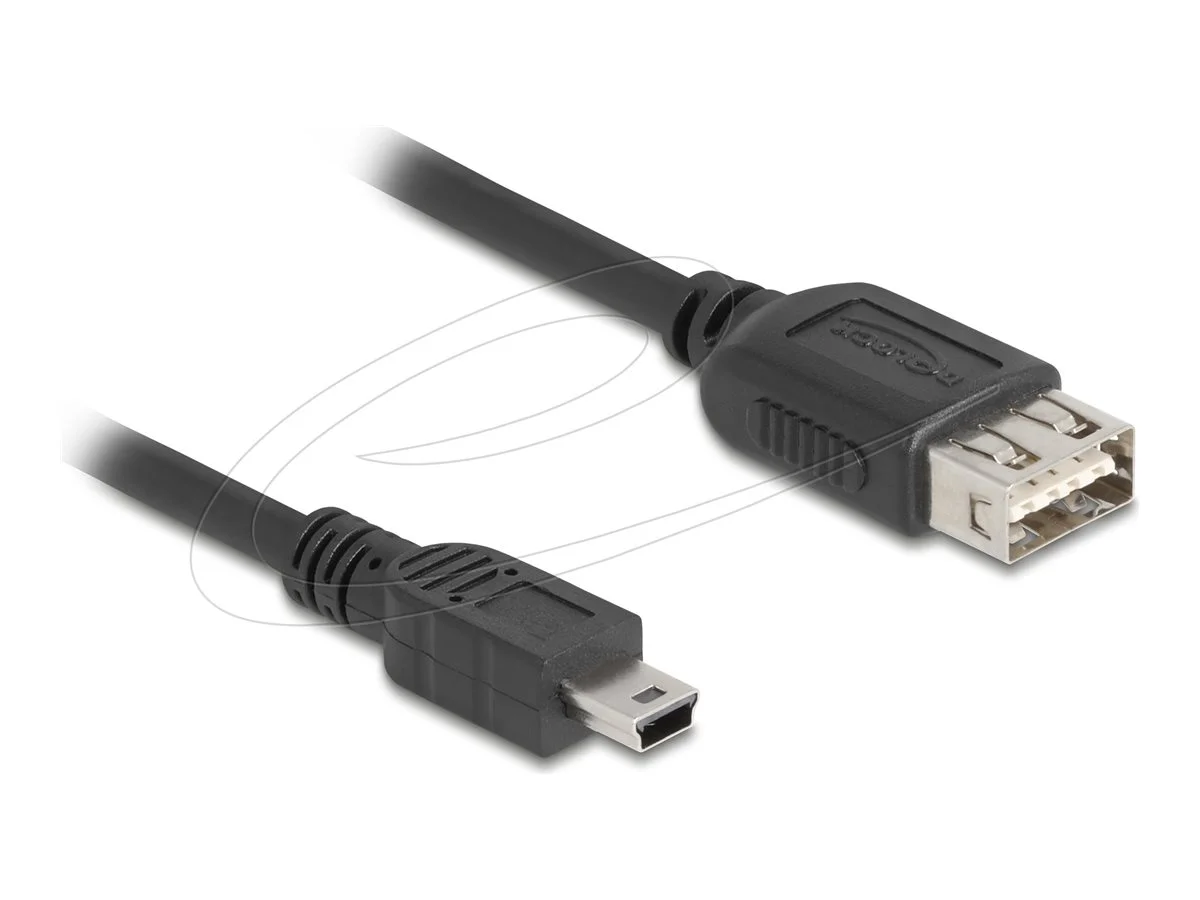 DELOCK USB 2.0 Kabel Typ Mini-B zu A 1m