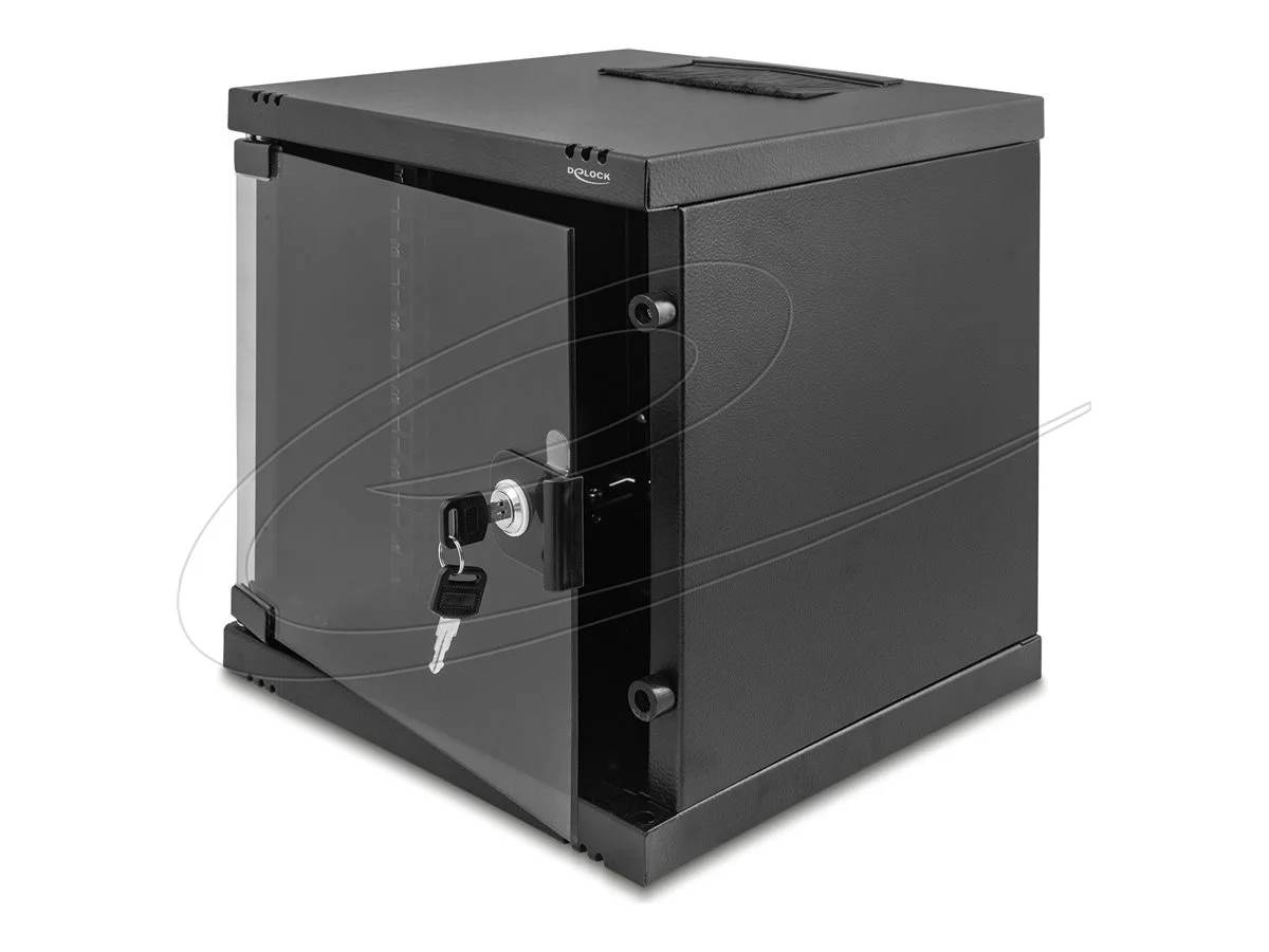 DELOCK 10zoll Netzwerkschrank 6 HE