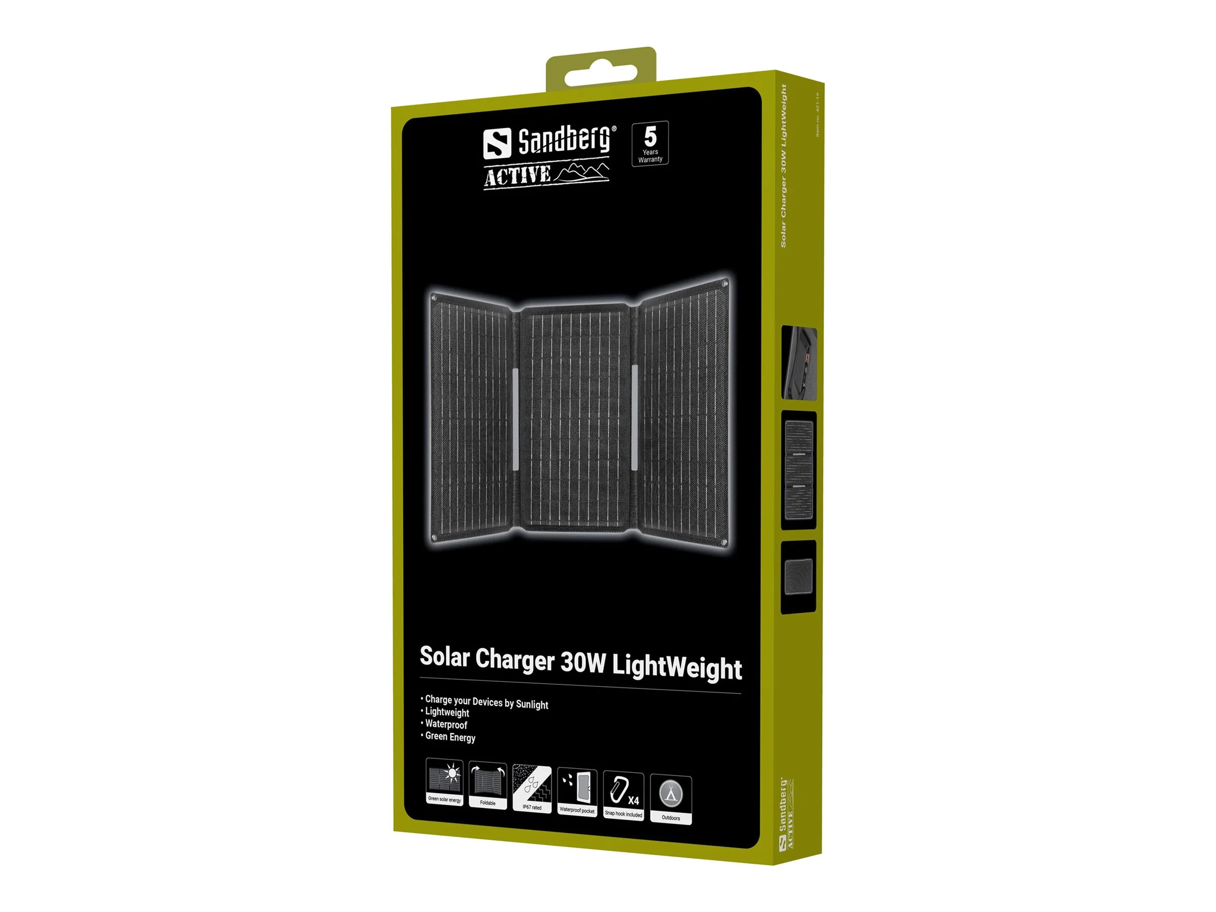 SANDBERG Solar Charger 30W LightWeight