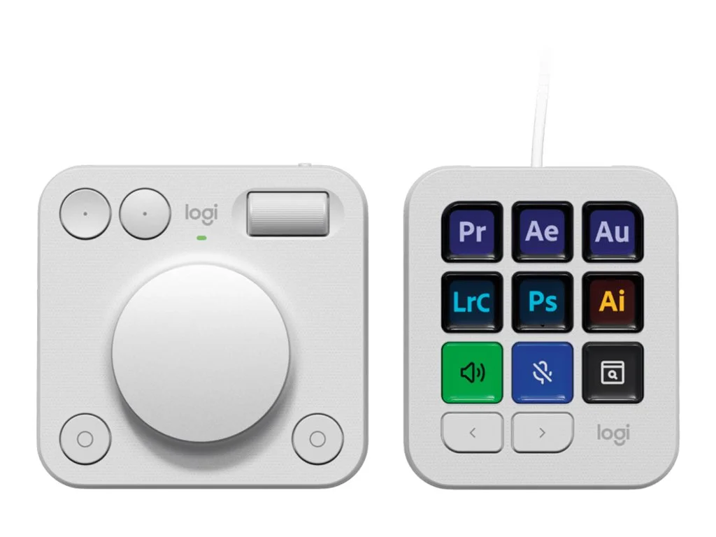 LOGI MX Creative Console Pale Grey
