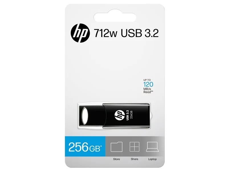 HP 256GB 712w Black USB 3.2 Flash Drive