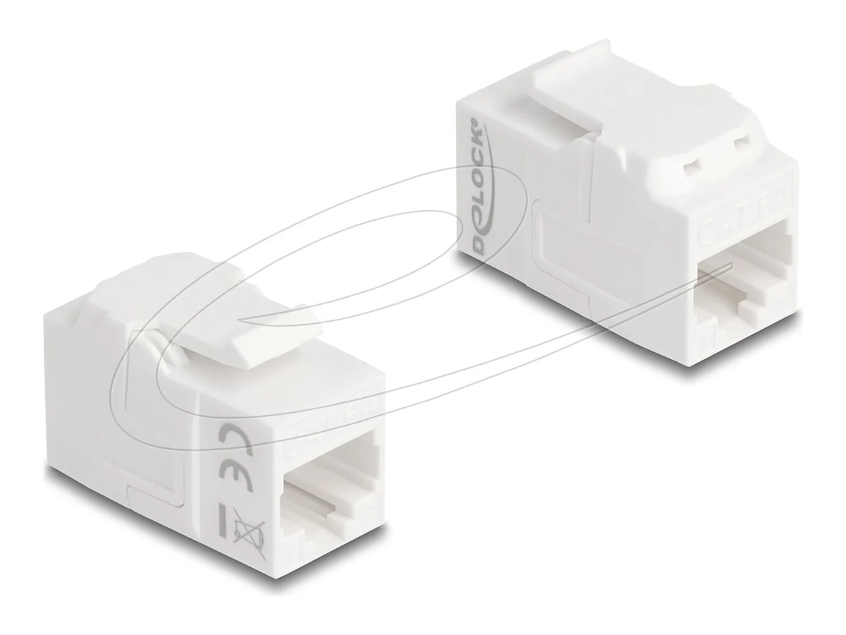 DELOCK Keystone Modul Kuppl RJ45 Cat.6A