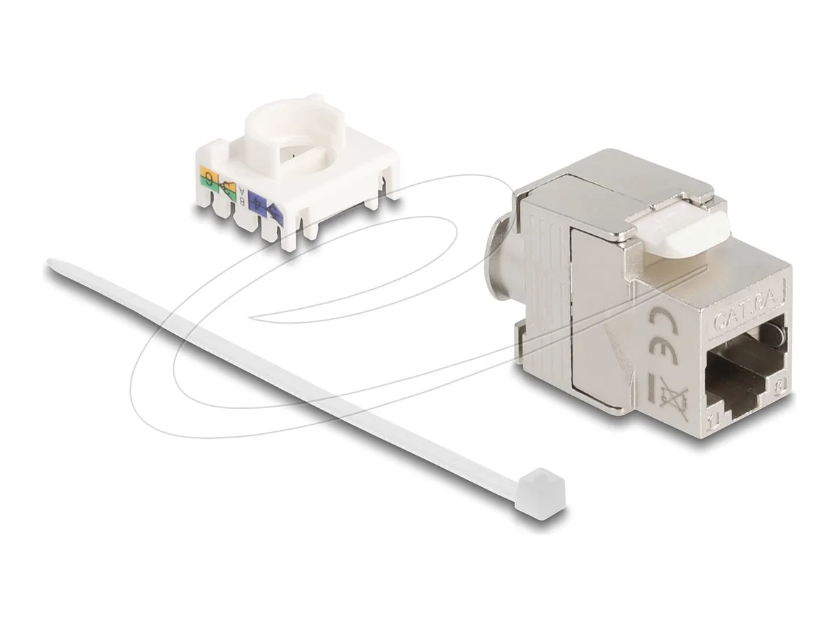 DELOCK Keystone Modul Slim RJ45 zu LSA