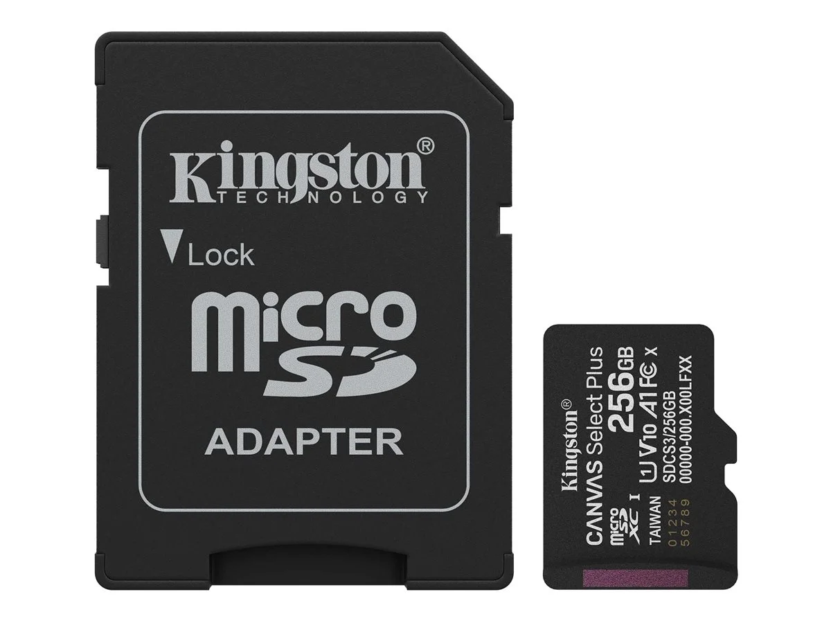 KINGSTON 256GB microSDXC Canvas Select