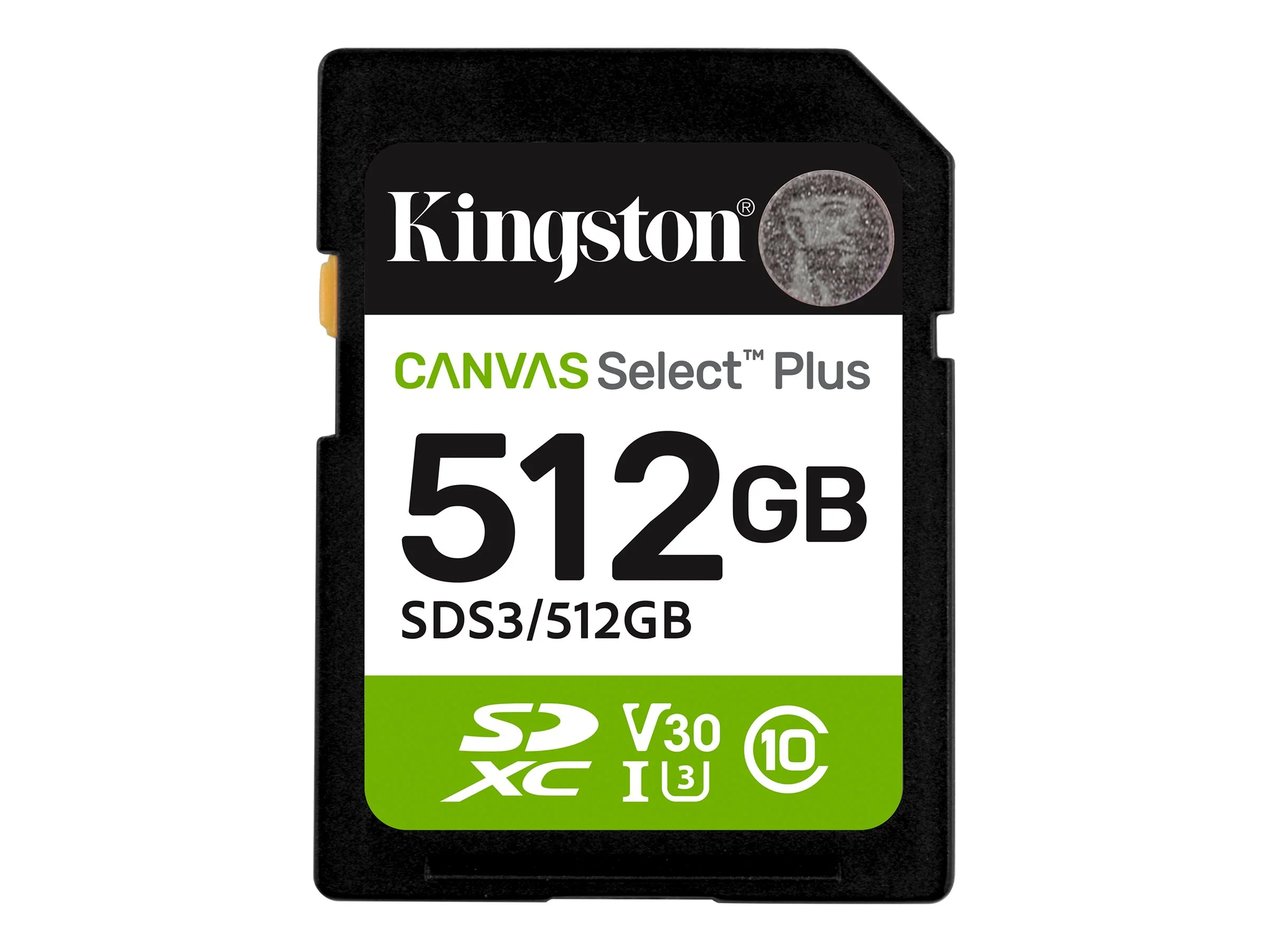 KINGSTON 512GB SDXC Canvas Select Plus